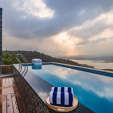 Saffronstays Kaia Waters By Kosha Villas, Pawna - Greek Style Villa With Panoramic View Of Pawna Lake Kolvan Zewnętrze zdjęcie
