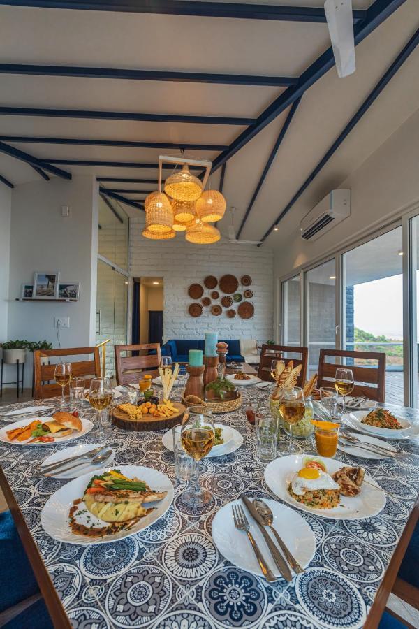Saffronstays Kaia Waters By Kosha Villas, Pawna - Greek Style Villa With Panoramic View Of Pawna Lake Kolvan Zewnętrze zdjęcie