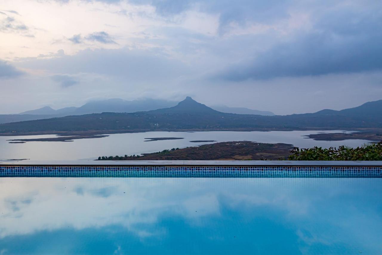 Saffronstays Kaia Waters By Kosha Villas, Pawna - Greek Style Villa With Panoramic View Of Pawna Lake Kolvan Zewnętrze zdjęcie