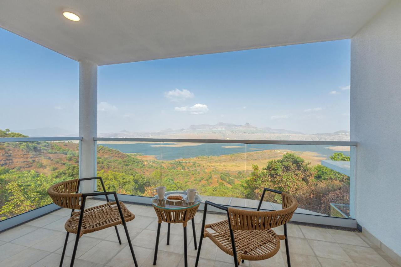 Saffronstays Kaia Waters By Kosha Villas, Pawna - Greek Style Villa With Panoramic View Of Pawna Lake Kolvan Zewnętrze zdjęcie