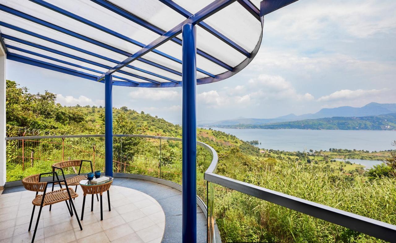Saffronstays Kaia Waters By Kosha Villas, Pawna - Greek Style Villa With Panoramic View Of Pawna Lake Kolvan Zewnętrze zdjęcie